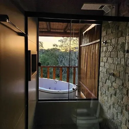 Chale Da Pedra- Pirenopolis Vila Exterior foto
